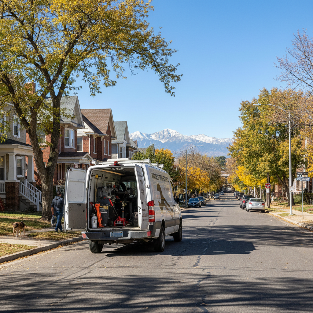Mobile service van serving Denver metro