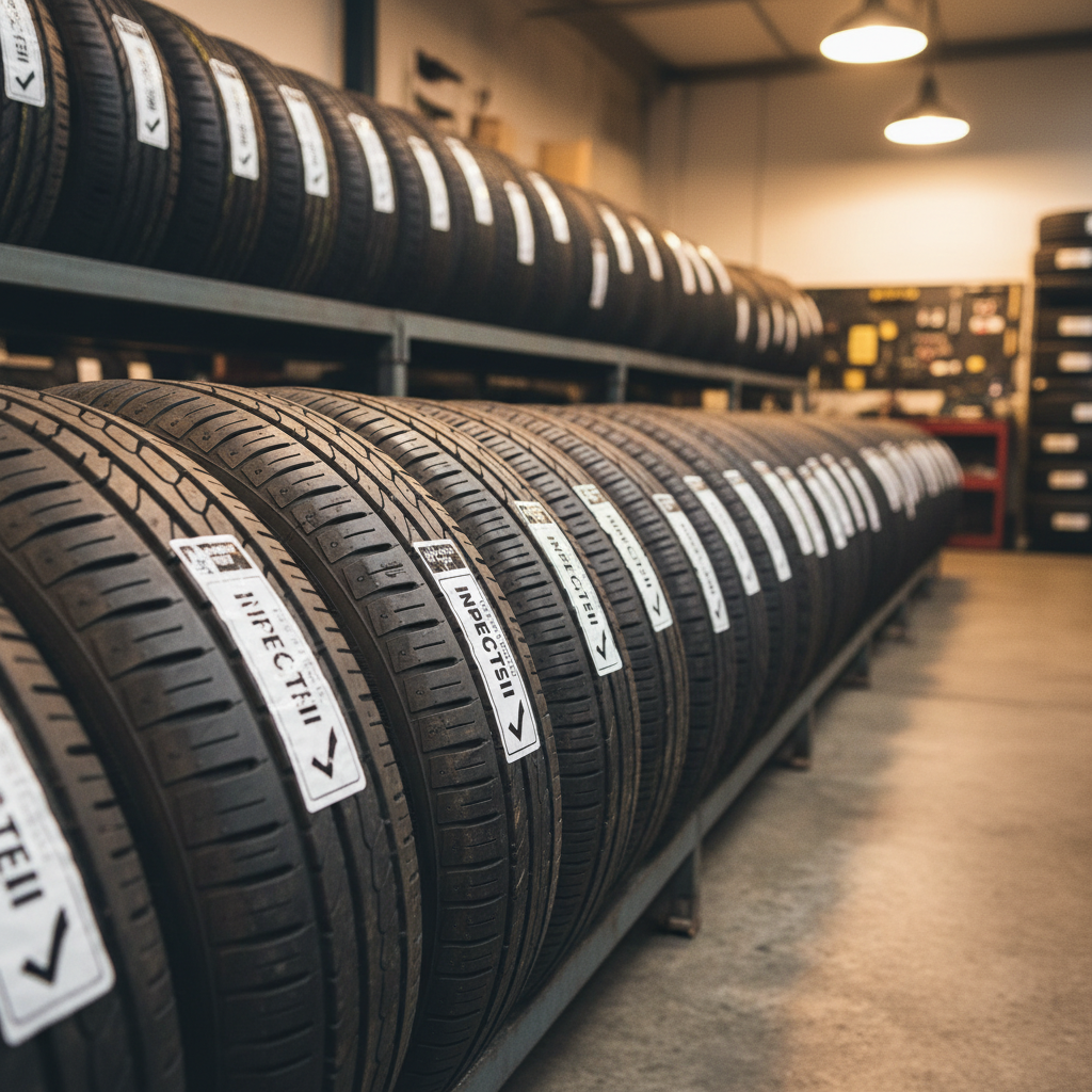 Quality inspected used tires
